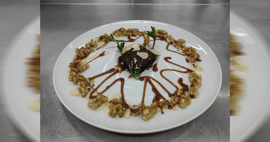 Brownie de Café com um toque de Caramelo Salgado